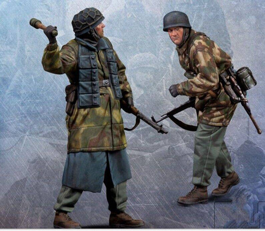 1/35 Resin Model Kit WW2 German Soldiers Infantry Unpainted - Model-Fan-Store