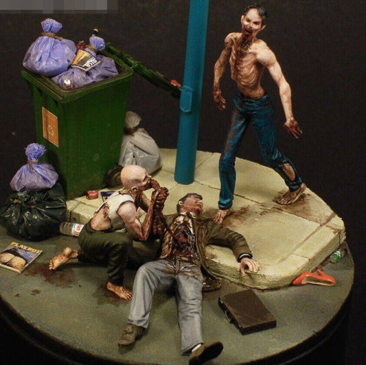 1/35 Resin Model Kit Zombie Dead (only 3 figures) Unpinted - Model-Fan-Store