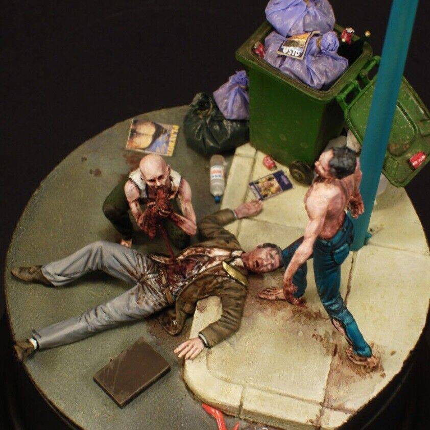 1/35 Resin Model Kit Zombie Dead (only 3 figures) Unpinted - Model-Fan-Store