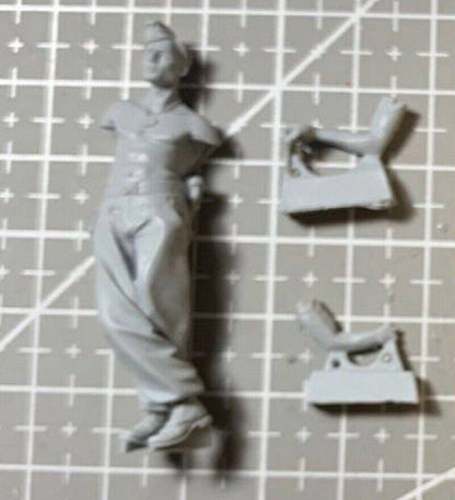 1/35 Resin Plastic Mdeol Kit German Soldier Tankman WW2 Unpainted Unassambled - Model-Fan-Store