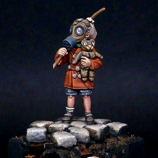 1/35 Resin Steampunk Model Kit Child Post-Apocalyptic Unpainted - Model-Fan-Store
