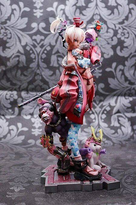 1/6 Resin Model Kit Asian Beautiful Girl Samurai Unpainted - Model-Fan-Store