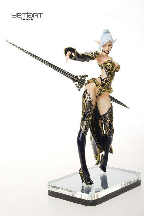 1/6 Resin Model Kit Beautiful Girl Woman Elf Warrior Unpainted - Model-Fan-Store