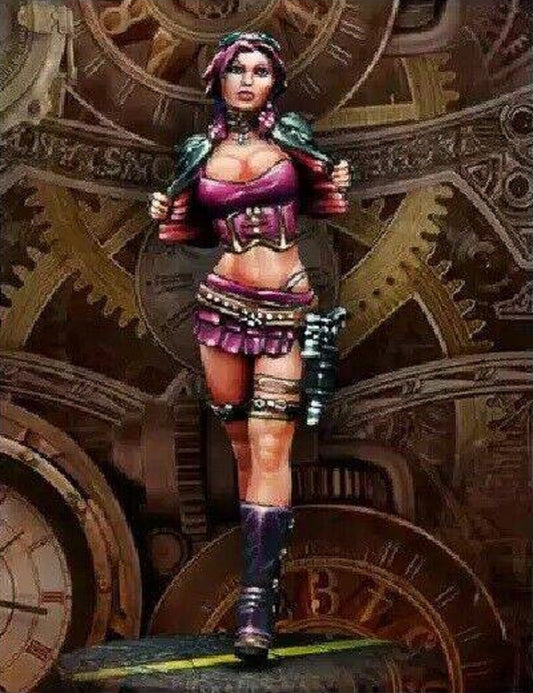35mm Resin Steampunk Model Kit Beautiful Girl Sarah Kilmister Unpainted