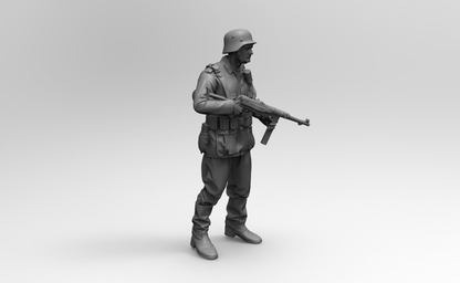 1/16 3D Print Model Kit German Soldier Infantryman WW2 Unpainted