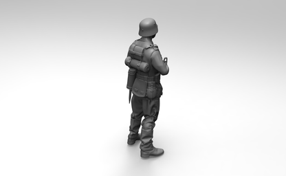 1/16 3D Print Model Kit German Soldier Infantryman WW2 Unpainted