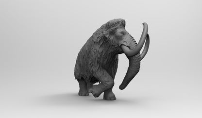 1/35 - 1/6 3D Print Model Kit Animal Zoo Mammoth Unpainted