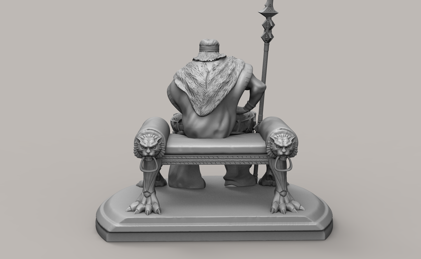 1/35 - 1/6 3D Print Model Kit Conan Warrior Barbarian King Unpainted