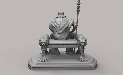 1/35 - 1/6 3D Print Model Kit Conan Warrior Barbarian King Unpainted