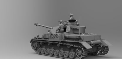 1/35 - 1/16 5pcs Model Kit German Tankers Panzer 4 Crew (with tank) Soldiers WW2 Unpainted