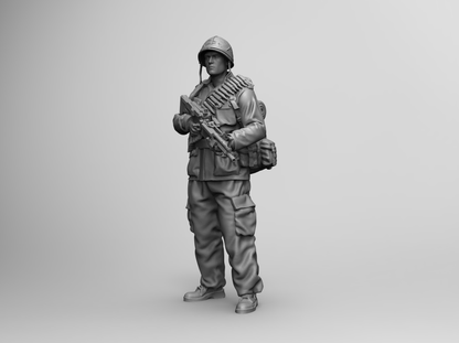 1/16 4pcs 3D Print Model Kit US Army Soldiers Vietnam War Unpainted