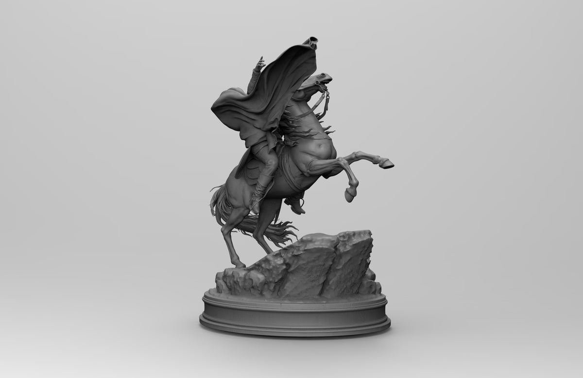 1/35 - 1/16 2pcs 3D Print Model Kit Napoleon Horseman Unpainted