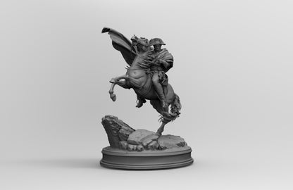 1/35 - 1/16 2pcs 3D Print Model Kit Napoleon Horseman Unpainted