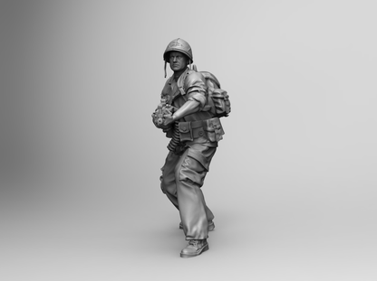 1/16 4pcs 3D Print Model Kit US Army Soldiers Vietnam War Unpainted