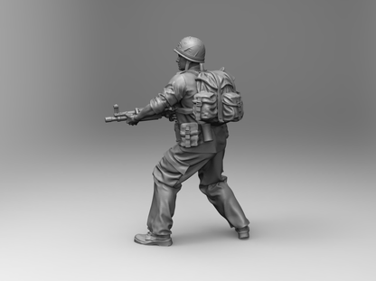 1/16 4pcs 3D Print Model Kit US Army Soldiers Vietnam War Unpainted