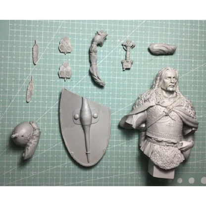 1/12 BUST Resin Model Kit Chief Celtic Tribe Warrior Barbarian Unpainted - Model-Fan-Store