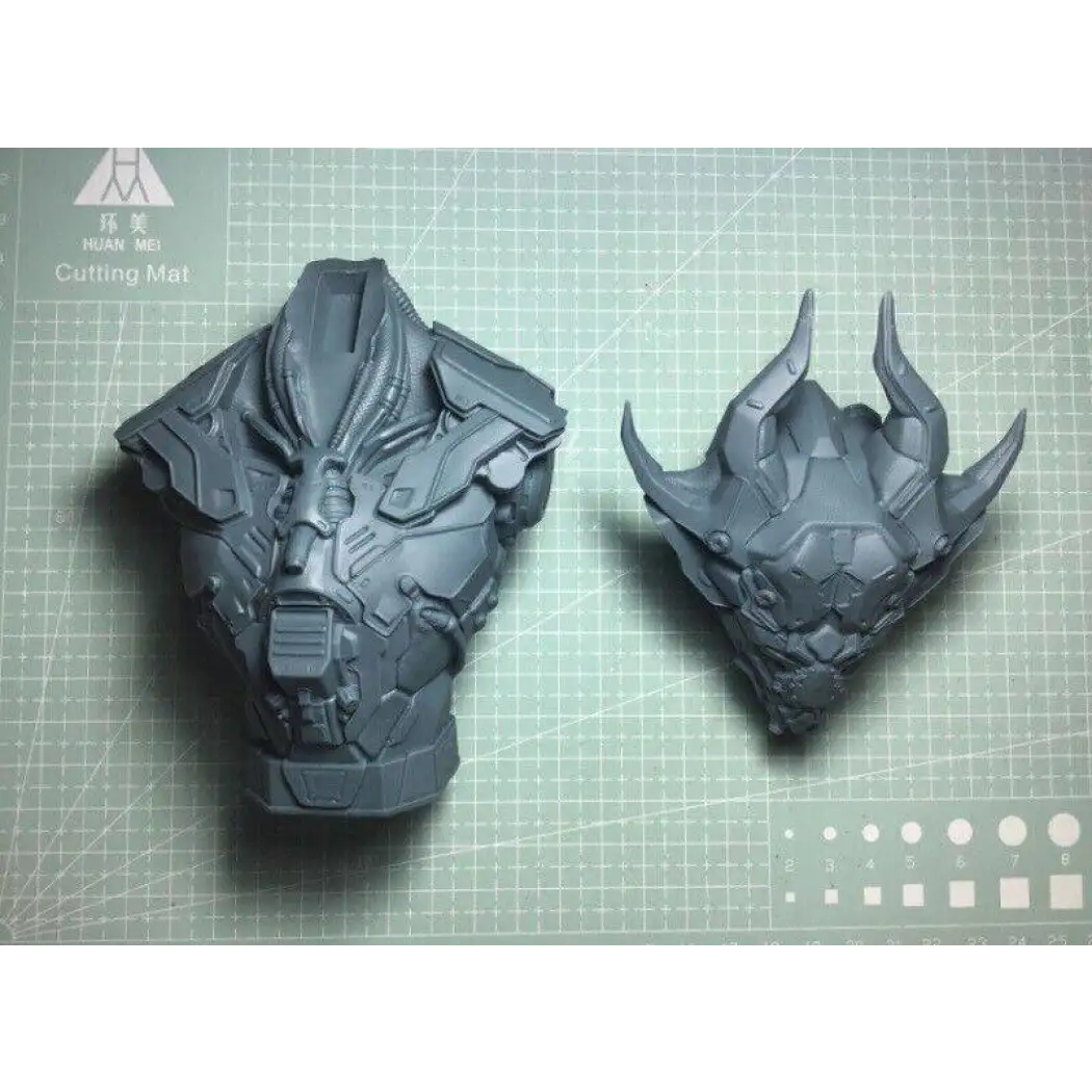 1/9 BUST 165mm Resin Cyberpunk Model Kit Demon Warrior Alien Unpainted - Model-Fan-Store