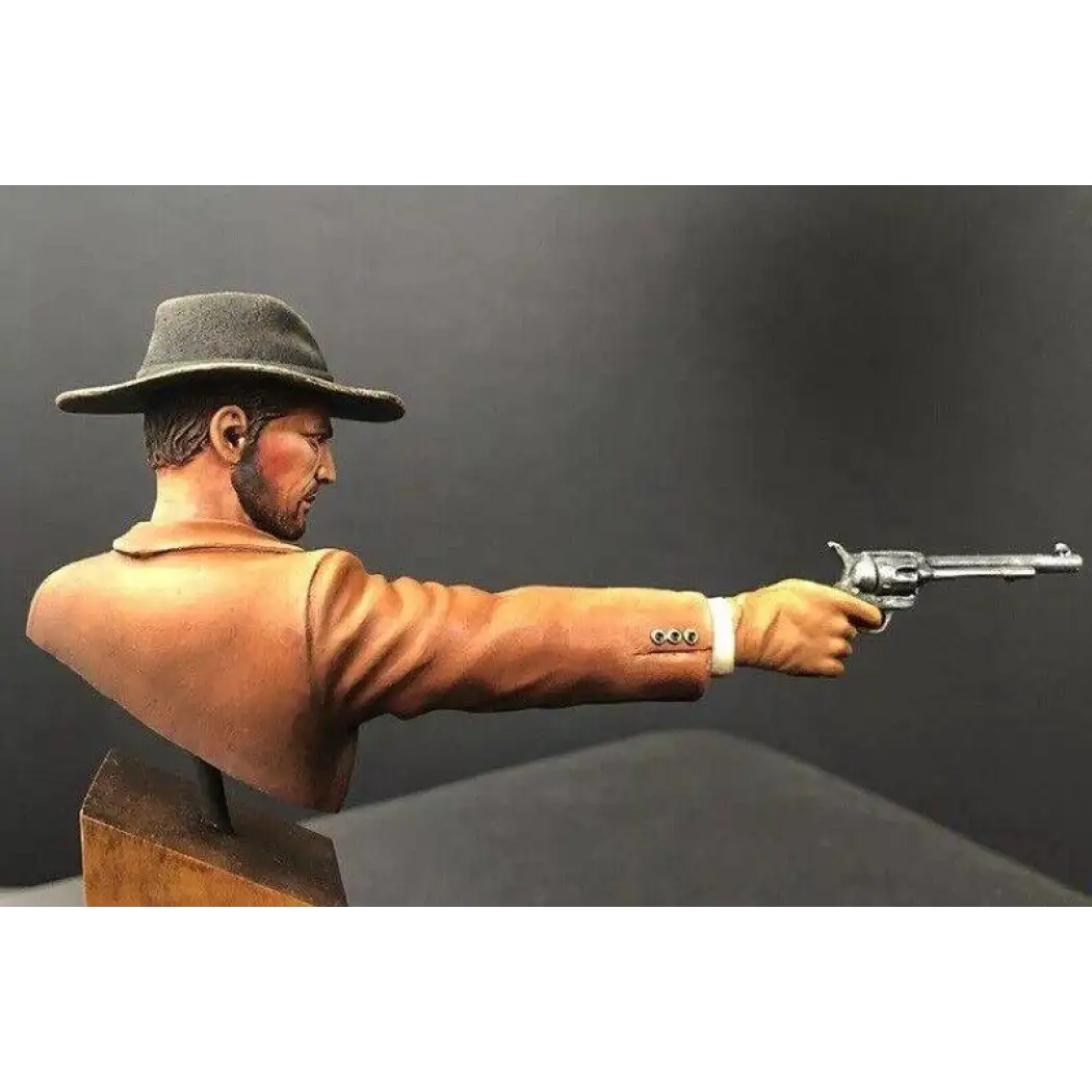 1/9 BUST long 200mm Resin Model Kit Shooter Sheriff Wild West Unpainted - Model-Fan-Store