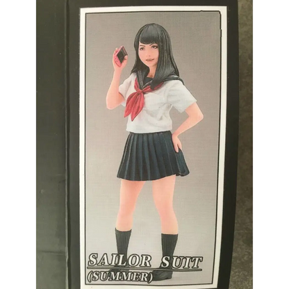 1/12 Resin Model Kit Asian Beautiful Girl in School Uniform Unpainted - Model-Fan-Store