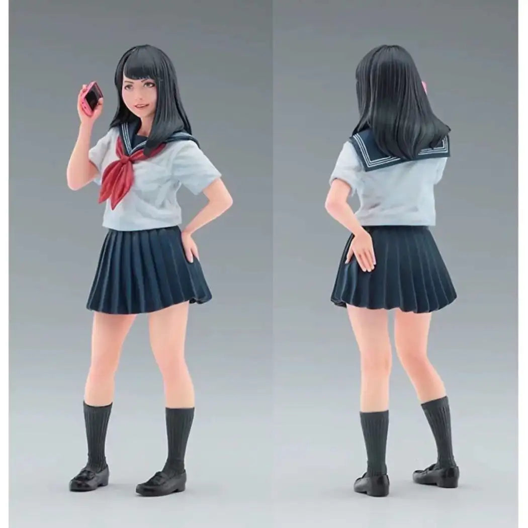 1/12 Resin Model Kit Asian Beautiful Girl in School Uniform Unpainted - Model-Fan-Store