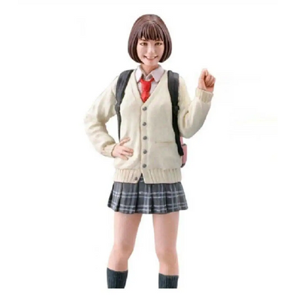 1/12 Resin Model Kit Modern Asian Girl Schoolgirl Unpainted - Model-Fan-Store