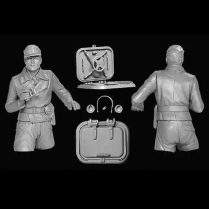 1/16 2pcs Resin Model Kit German Soldiers Tank Crew no tank WW2 Unpainted - Model-Fan-Store