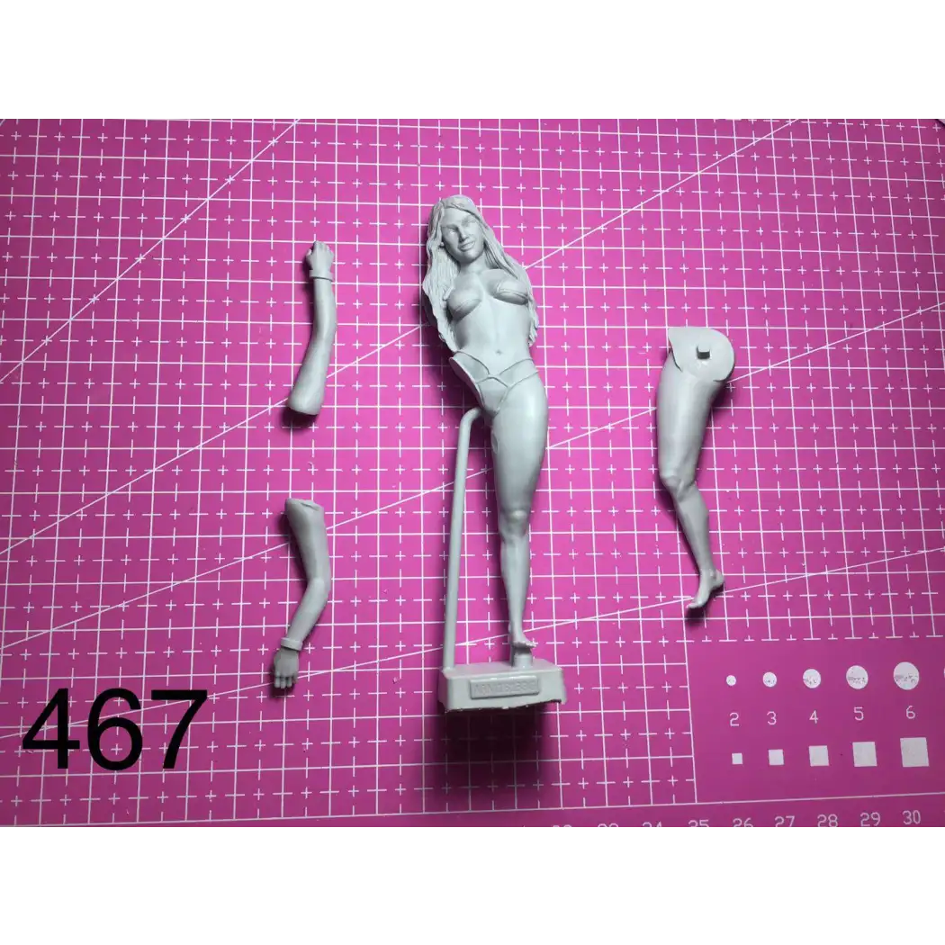 1/16 Resin Model Kit Beautiful Girl Summer Bikini Beach Unpainted - Model-Fan-Store