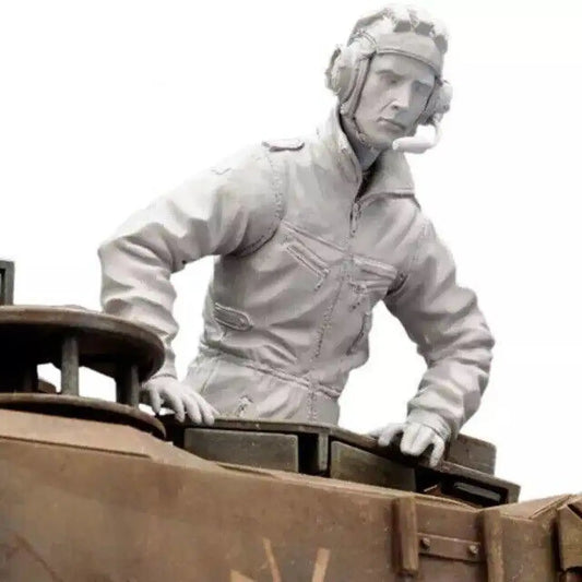1/16 Resin Model Kit Modern German Soldier Tank Commander Unpainted Unassembled - Model-Fan-Store