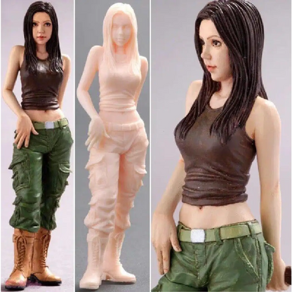 1/20 90mm Resin Model Kit Modern Asian Beautiful Girl Woman Unpainted - Model-Fan-Store