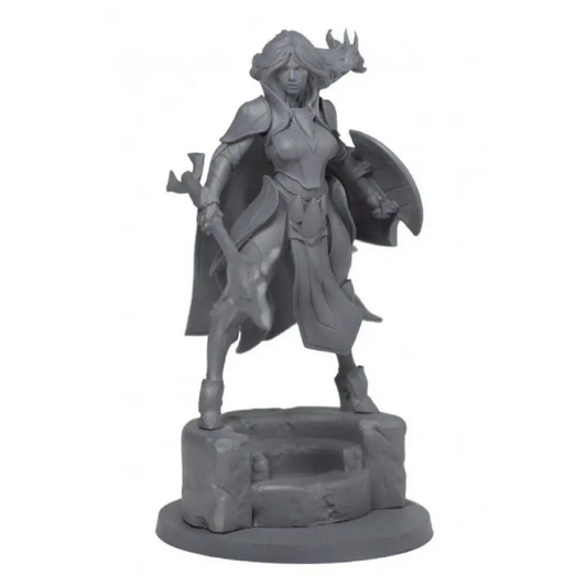 1/24 70mm Resin Model Kit Beautiful Girl Monster Slayer Fantasy Unpainted - Model-Fan-Store