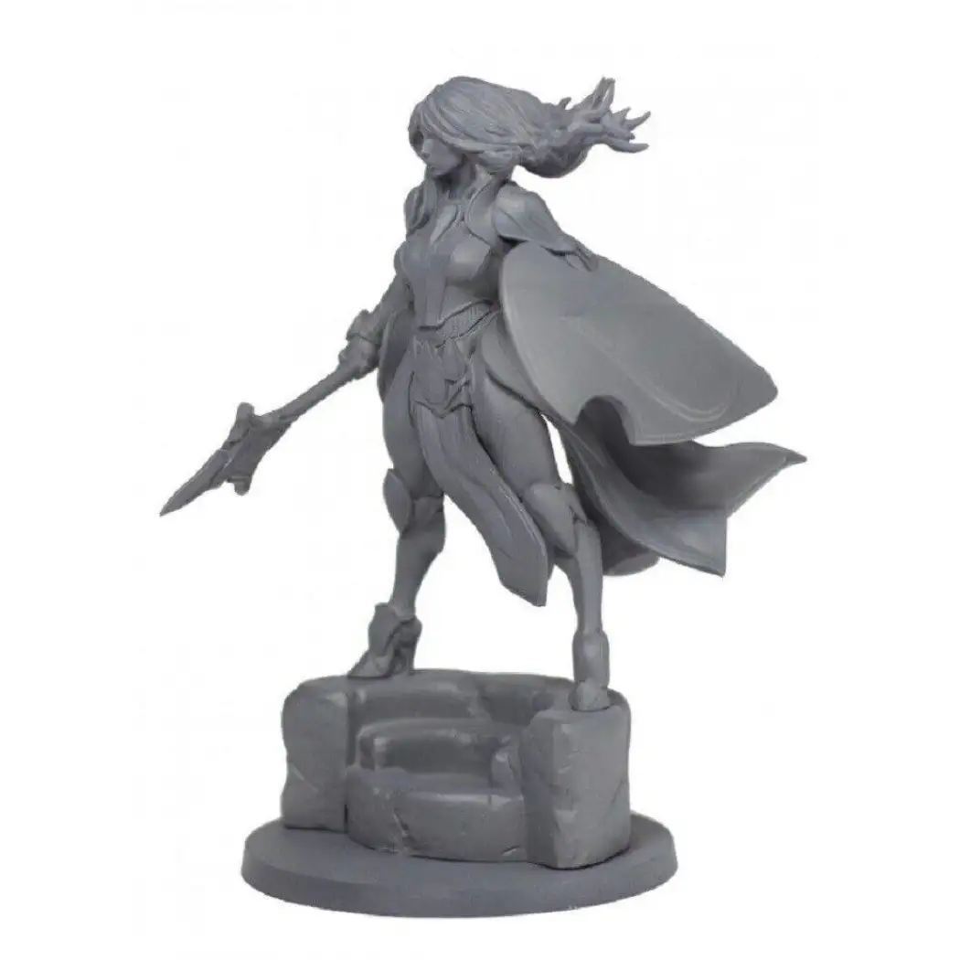 1/24 70mm Resin Model Kit Beautiful Girl Monster Slayer Fantasy Unpainted - Model-Fan-Store