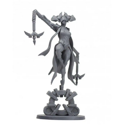 1/24 70mm Resin Model Kit Beautiful Girl Monster Slayer Mage Fantasy Unpainted - Model-Fan-Store