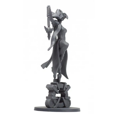 1/24 70mm Resin Model Kit Beautiful Girl Monster Slayer Mage Fantasy Unpainted - Model-Fan-Store