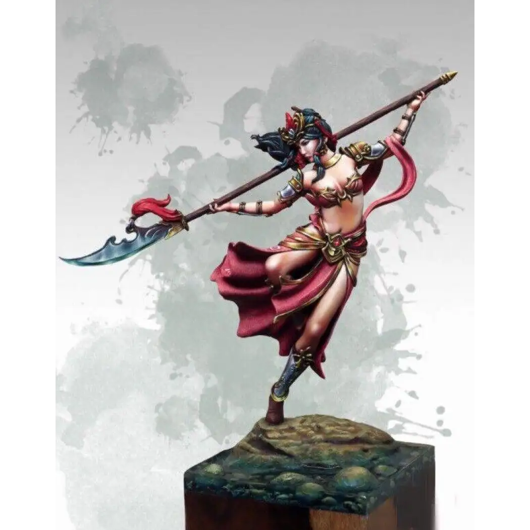 1/24 75mm Resin Model Kit Asian Beautiful Girl Fighter Master Unpainted - Model-Fan-Store