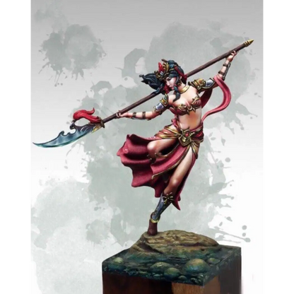 1/24 75mm Resin Model Kit Asian Beautiful Girl Fighter Master Unpainted - Model-Fan-Store