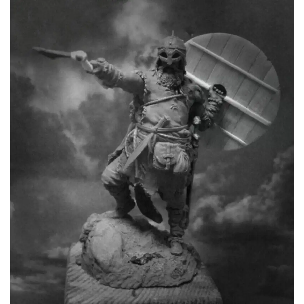 1/24 75mm Resin Model Kit German Warrior Barbarian Viking Unpainted - Model-Fan-Store