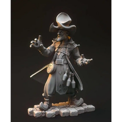 1/24 75mm Resin Model Kit Wanderer Evil Wizard Jin Unpainted - Model-Fan-Store