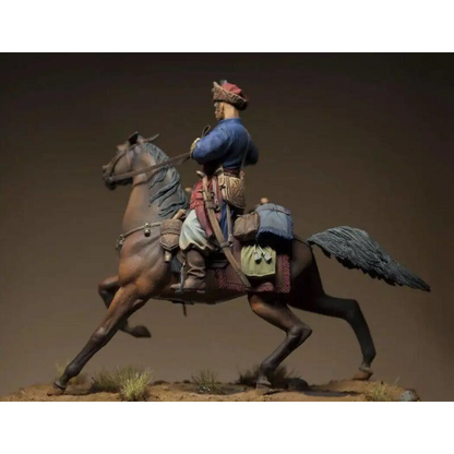 1/24 Resin Model Kit Cossack Taras Bulba Warrior Horseman Unpainted - Model-Fan-Store
