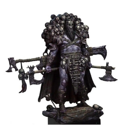 1/24 Resin Model Kit Demon Monster Collector of Skulls Unpainted Unassembled - Model-Fan-Store