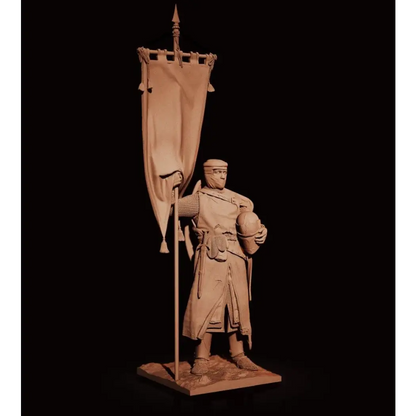 1/24 Resin Model Kit European Medieval Knight Crusader Unpainted - Model-Fan-Store