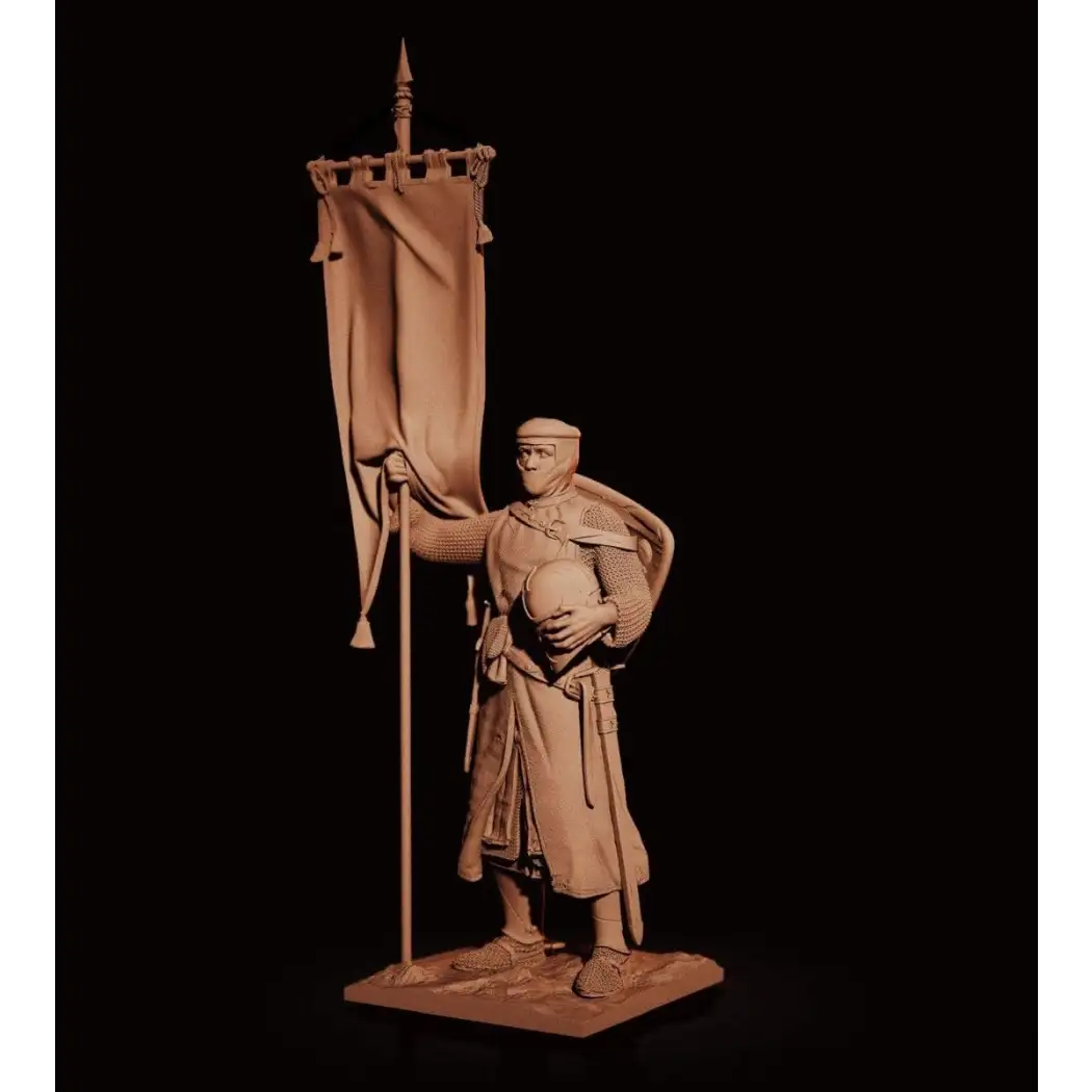 1/24 Resin Model Kit European Medieval Knight Crusader Unpainted - Model-Fan-Store