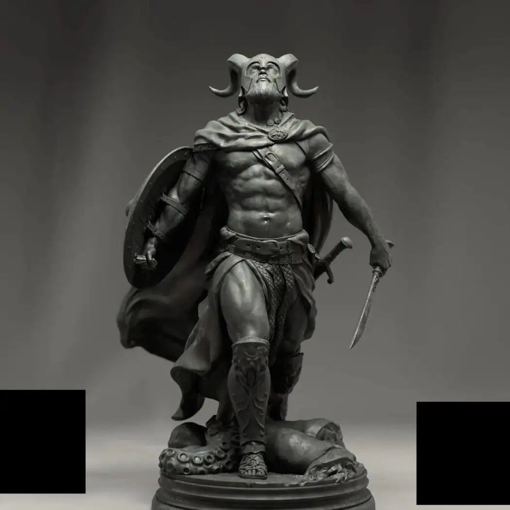 1/24 Resin Model Kit Greek Warrior Defender Barbarian Unpainted - Model-Fan-Store