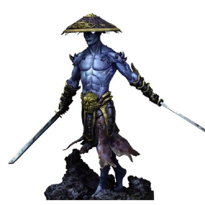 1/24 Resin Model Kit Japanese Samurai Demon Warrior Unpainted - Model-Fan-Store