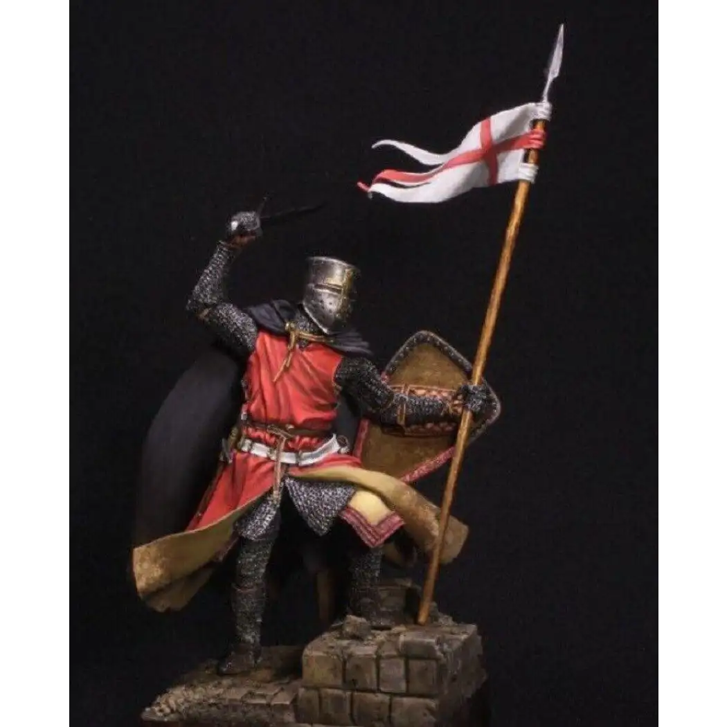 1/24 Resin Model Kit Medieval Knight Crusader Warrior Unpainted - Model-Fan-Store