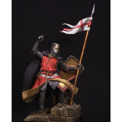 1/24 Resin Model Kit Medieval Knight Crusader Warrior Unpainted - Model-Fan-Store