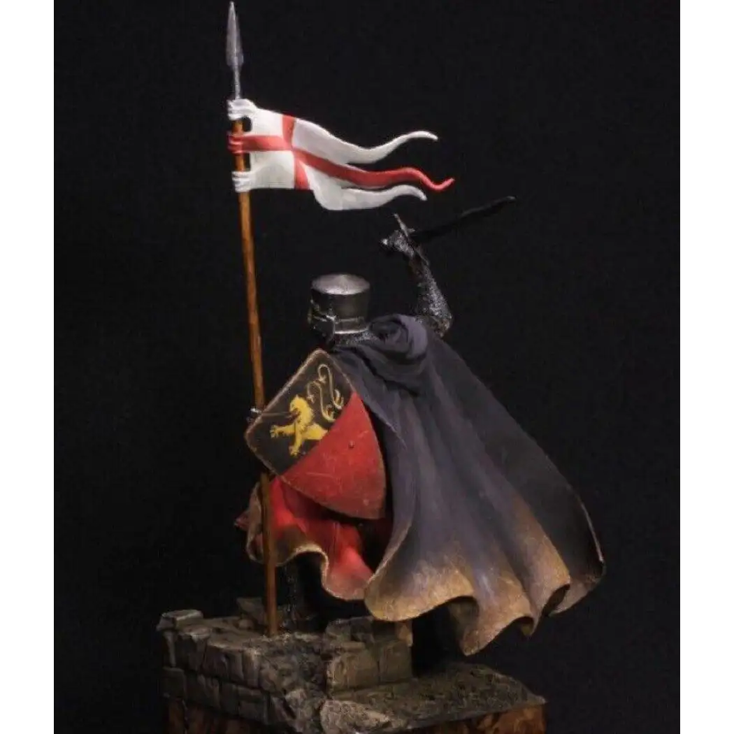 1/24 Resin Model Kit Medieval Knight Crusader Warrior Unpainted - Model-Fan-Store