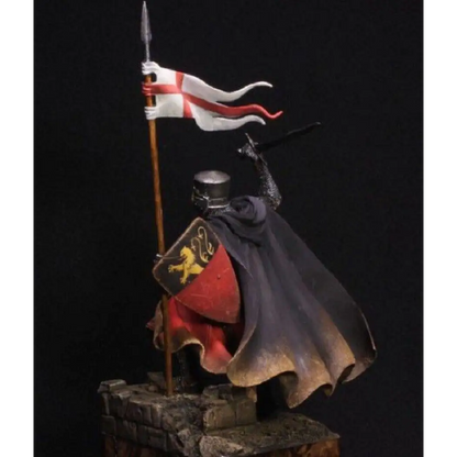 1/24 Resin Model Kit Medieval Knight Crusader Warrior Unpainted - Model-Fan-Store