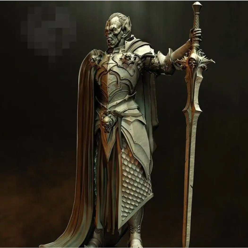 1/24 Resin Model Kit Warrior Vampire Dracula Fantasy Unpainted - Model-Fan-Store