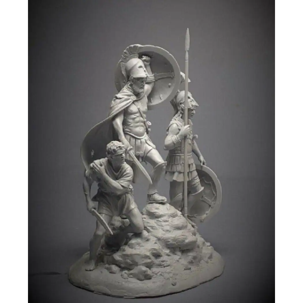 1/32 54mm Resin Model Kit Greek Warrior Spartans Unpainted - Model-Fan-Store