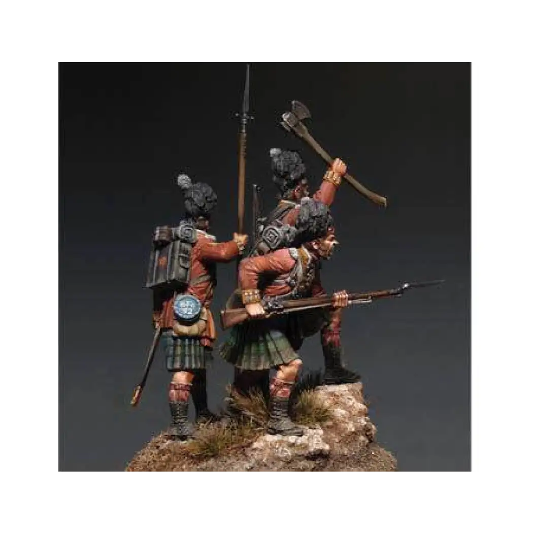 1/32 54mm Resin Model Kit Scottish Highlanders Unpainted - Model-Fan-Store
